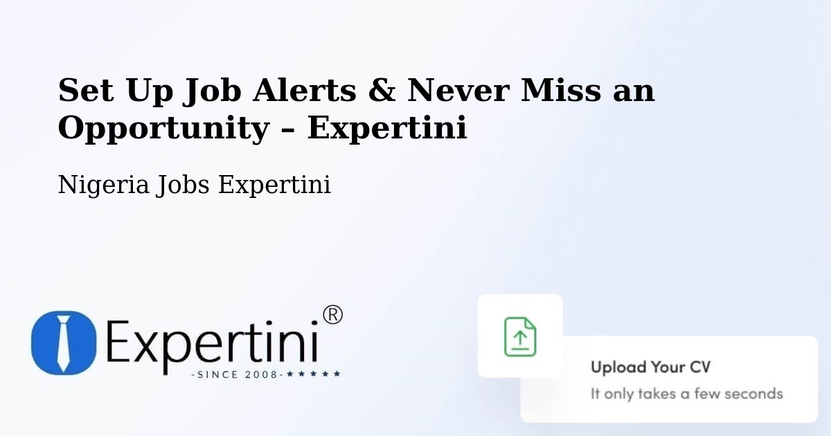 Job Alerts Guide – Get Notified About New Jobs in Burutu - Burutu, Nigeria Jobs Expertini